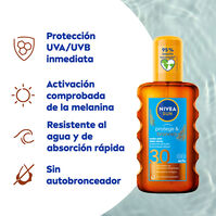 Protege & Broncea Aceite Solar SPF30  200ml-198791 1